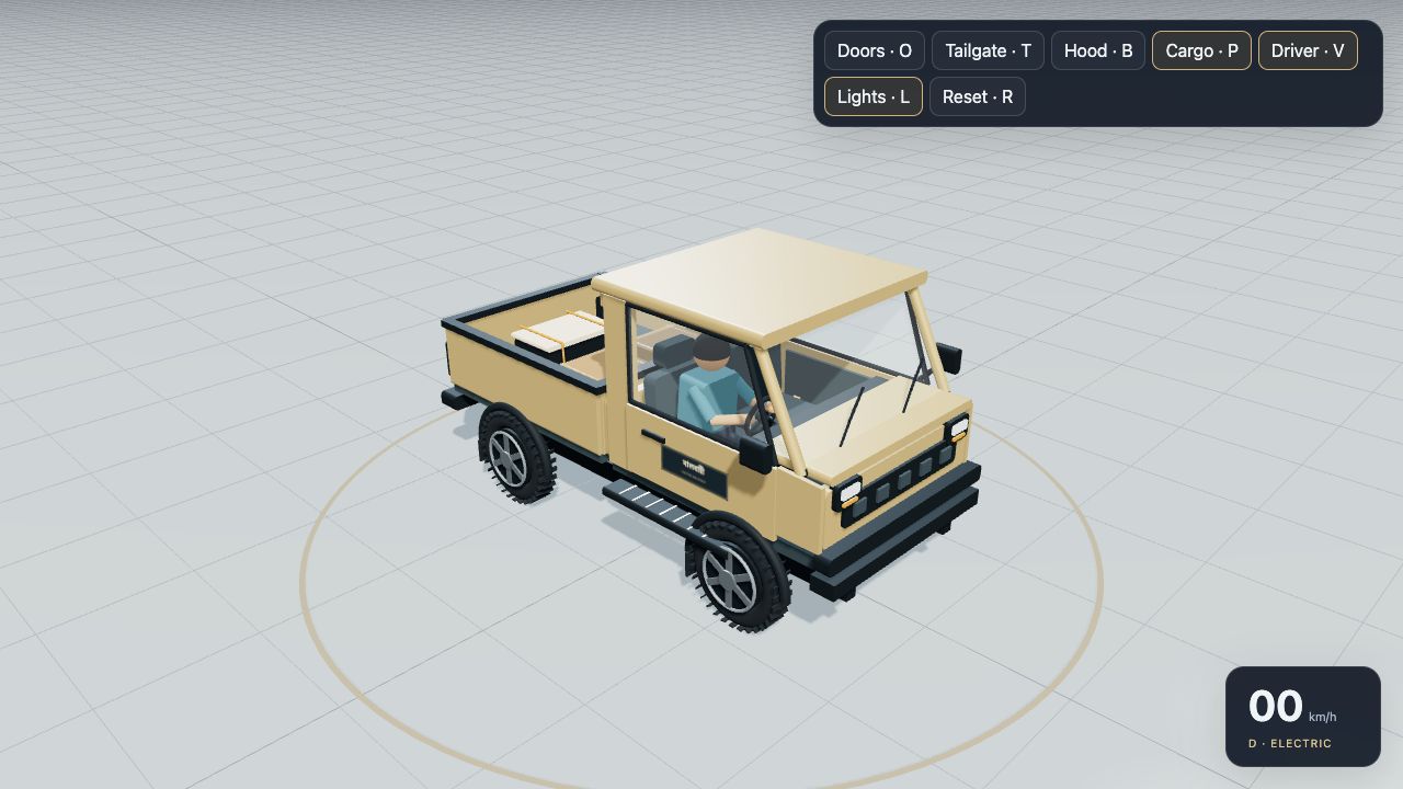 Electric Mini Pickup
